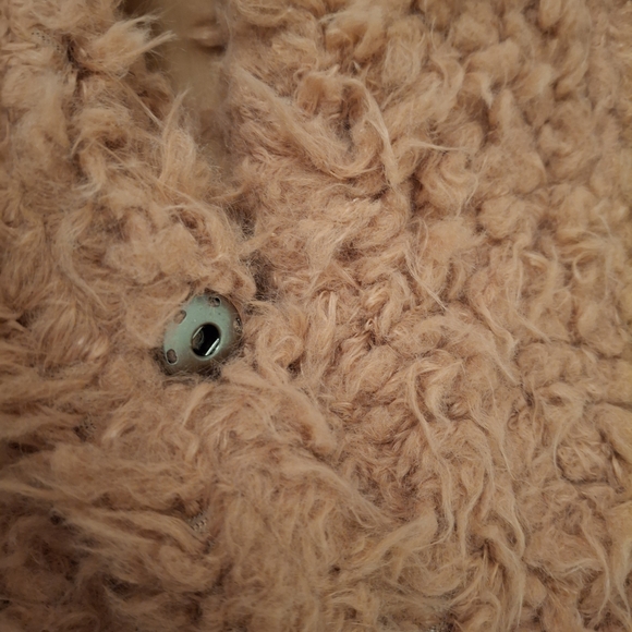 🍂3/$15 Supernova Large Pink Faux Fur Pockets Snap Coat Jacket - Picture 9 of 11